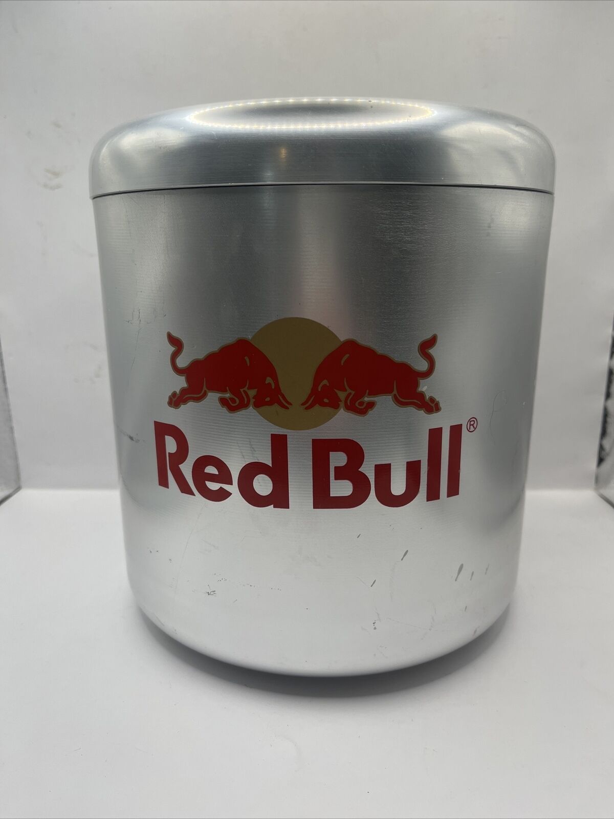 Aluminum Red Bull Energy Drink Can Cooler Display Stand