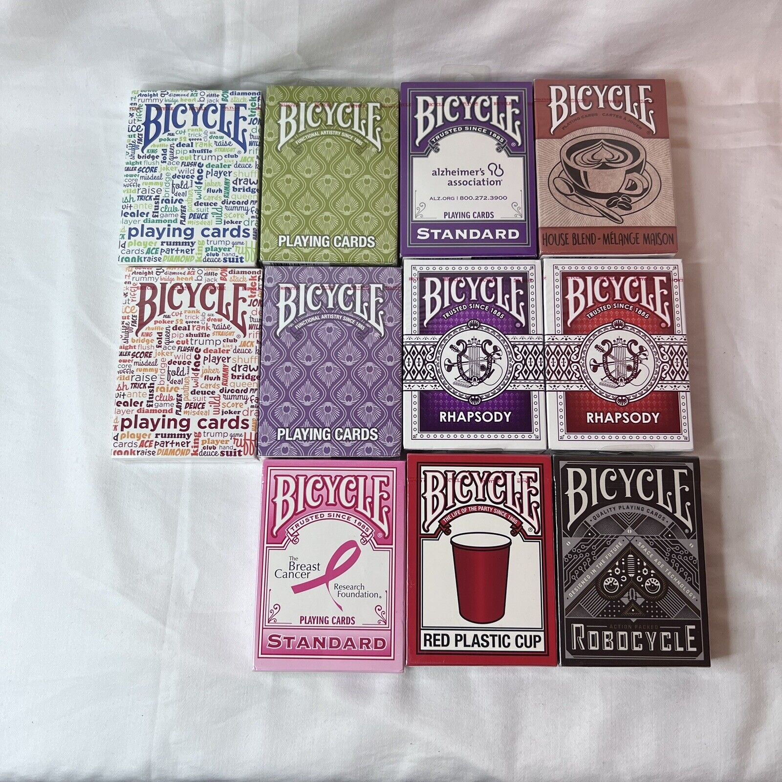 New Bicycle Playing Card Lot 11 Decks Sealed