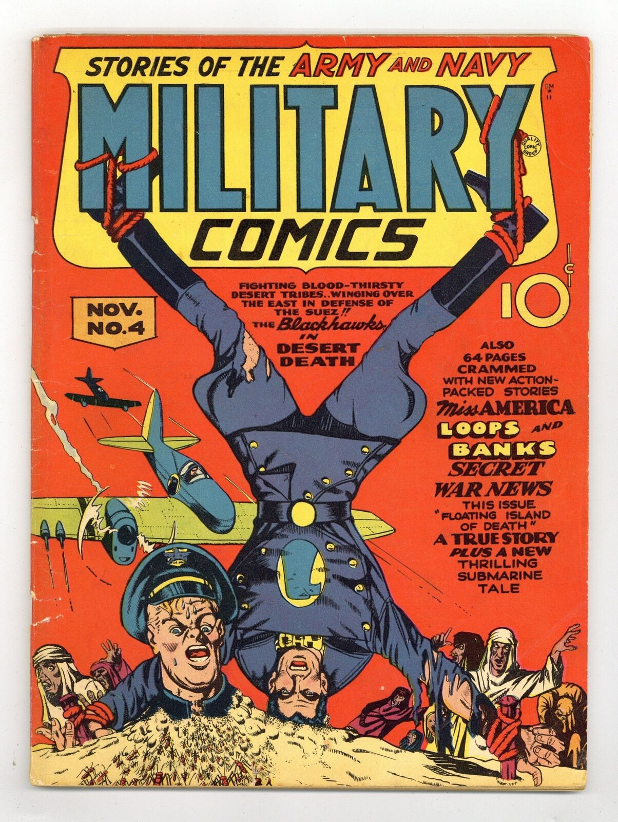 Military Comics #4 GD/VG 3.0 1941