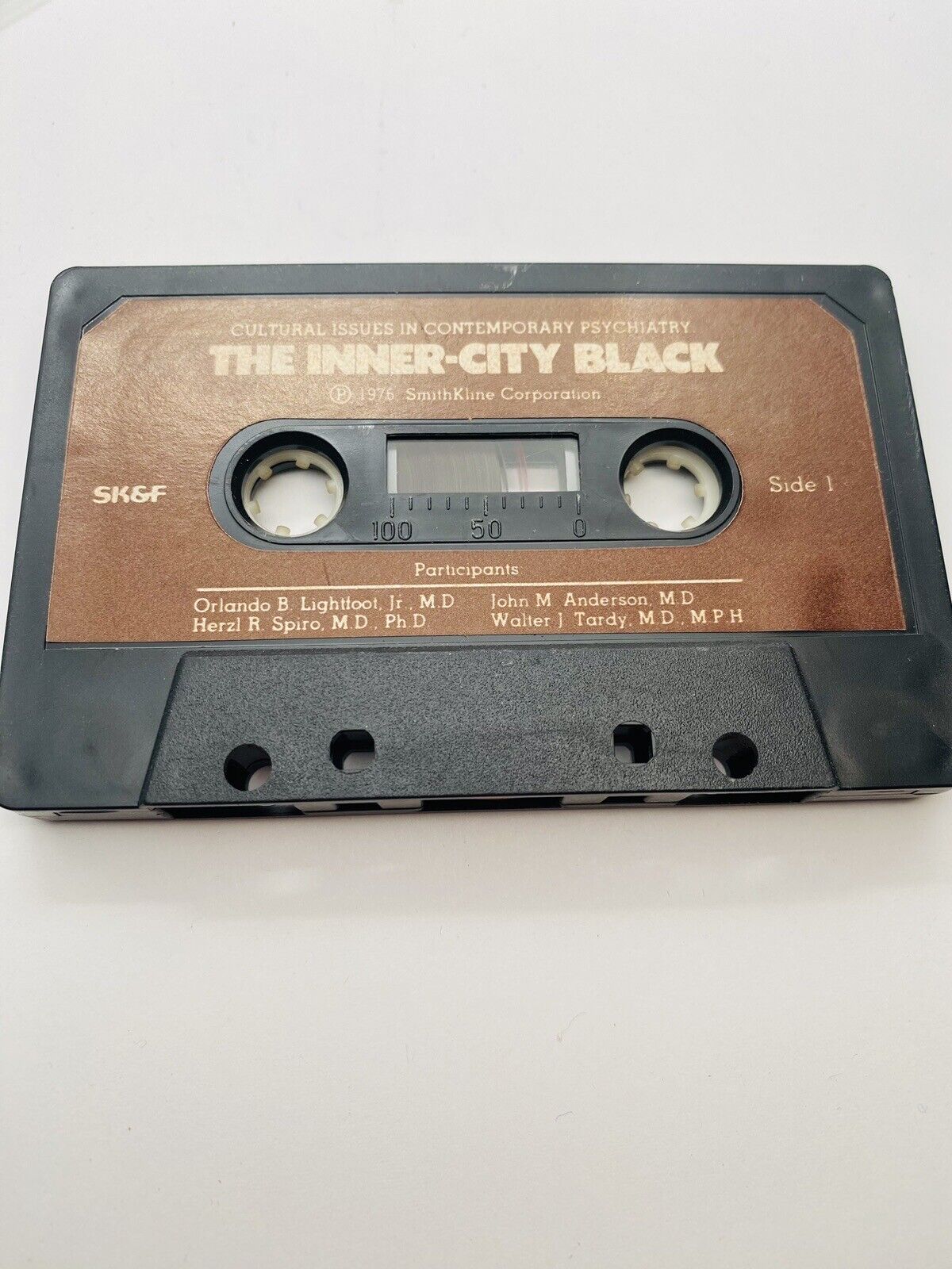 VINTAGE THERAPY THE INNER-CITY BLACK CASSETTE TAPE 1976 PSYCHOLOGY STUDY RARE