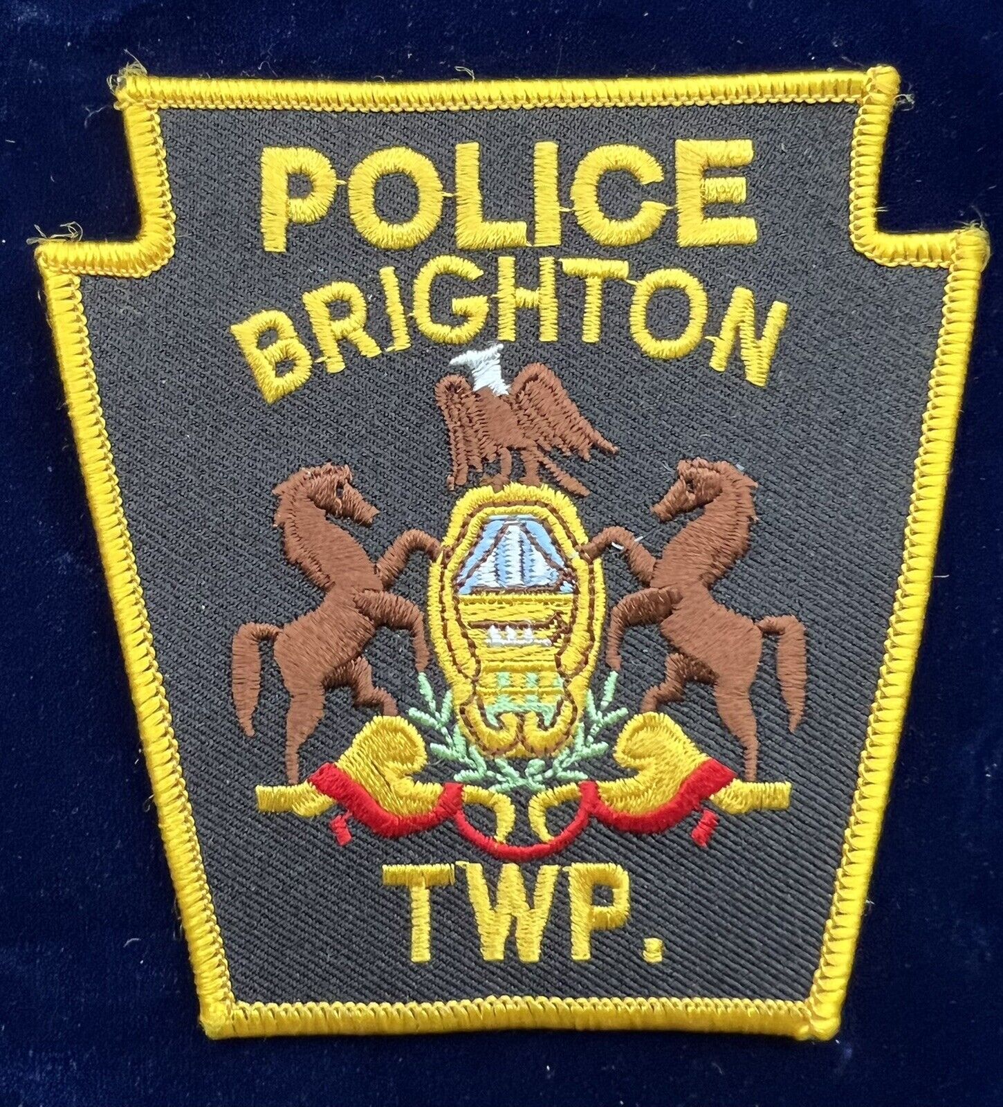 Brighton Township Police Collectible Keystone Patch, Beaver County, PA