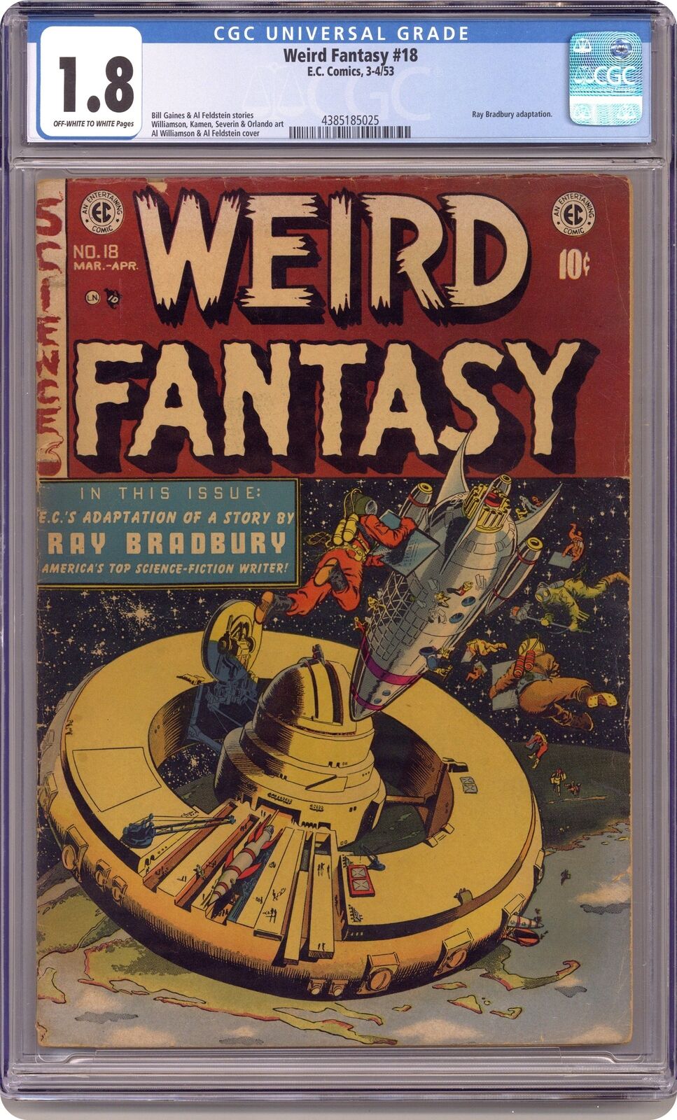 Weird Fantasy #18 CGC 1.8 1953 4385185025