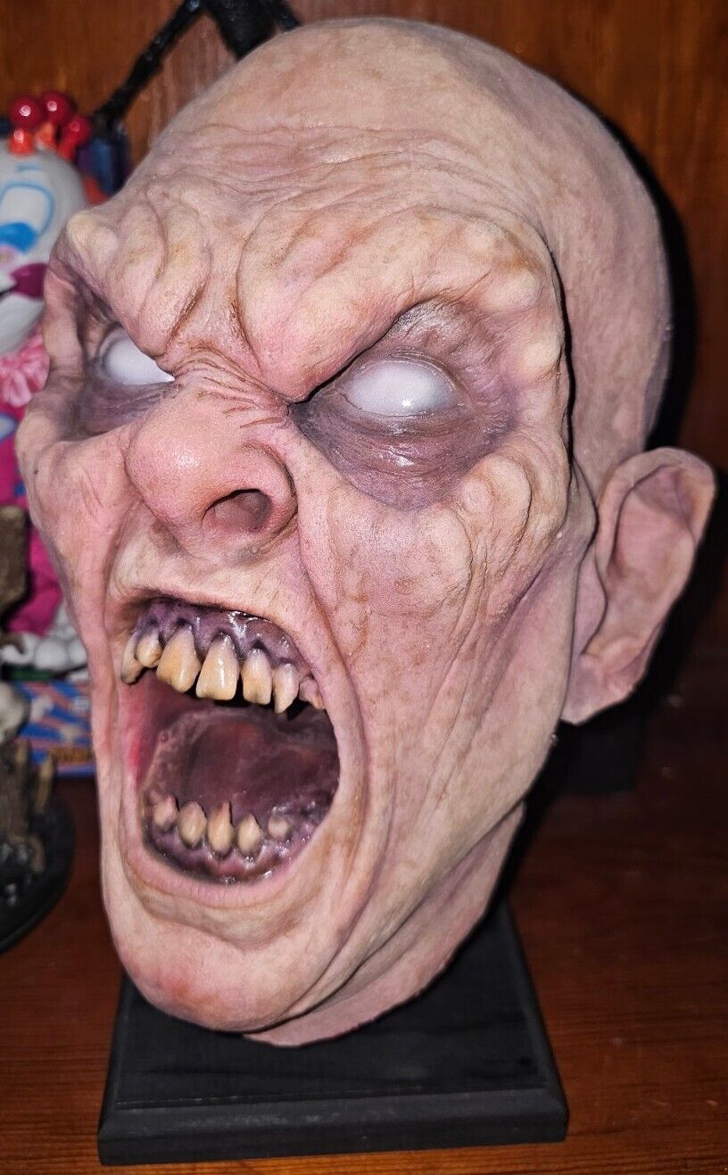 Evil Dead Horror Deadite Life Size Head Bust - Realistic