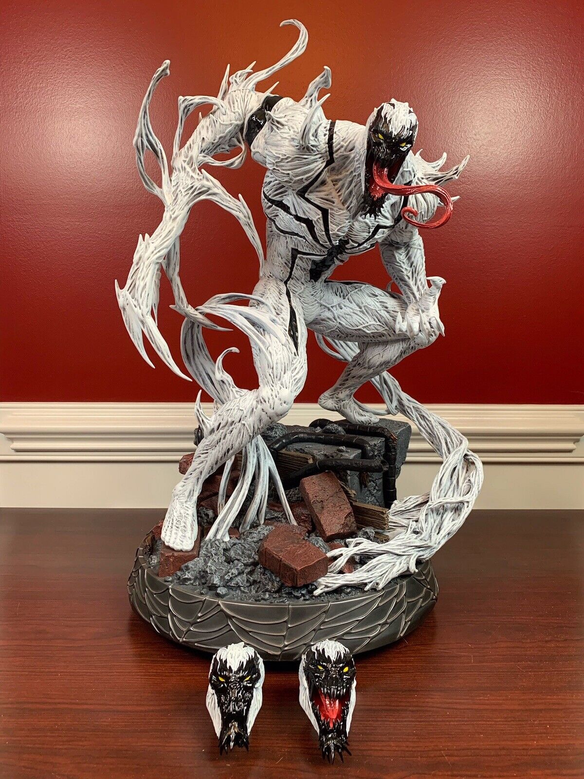 Spider-Man Anti-Venom Polystone Statue EX Prime1 Studios Sideshow Collectibles