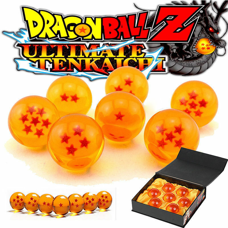 New 7Pcs Stars Dragon Ball Z Crystal Balls Set Collection In Box Set Gifts