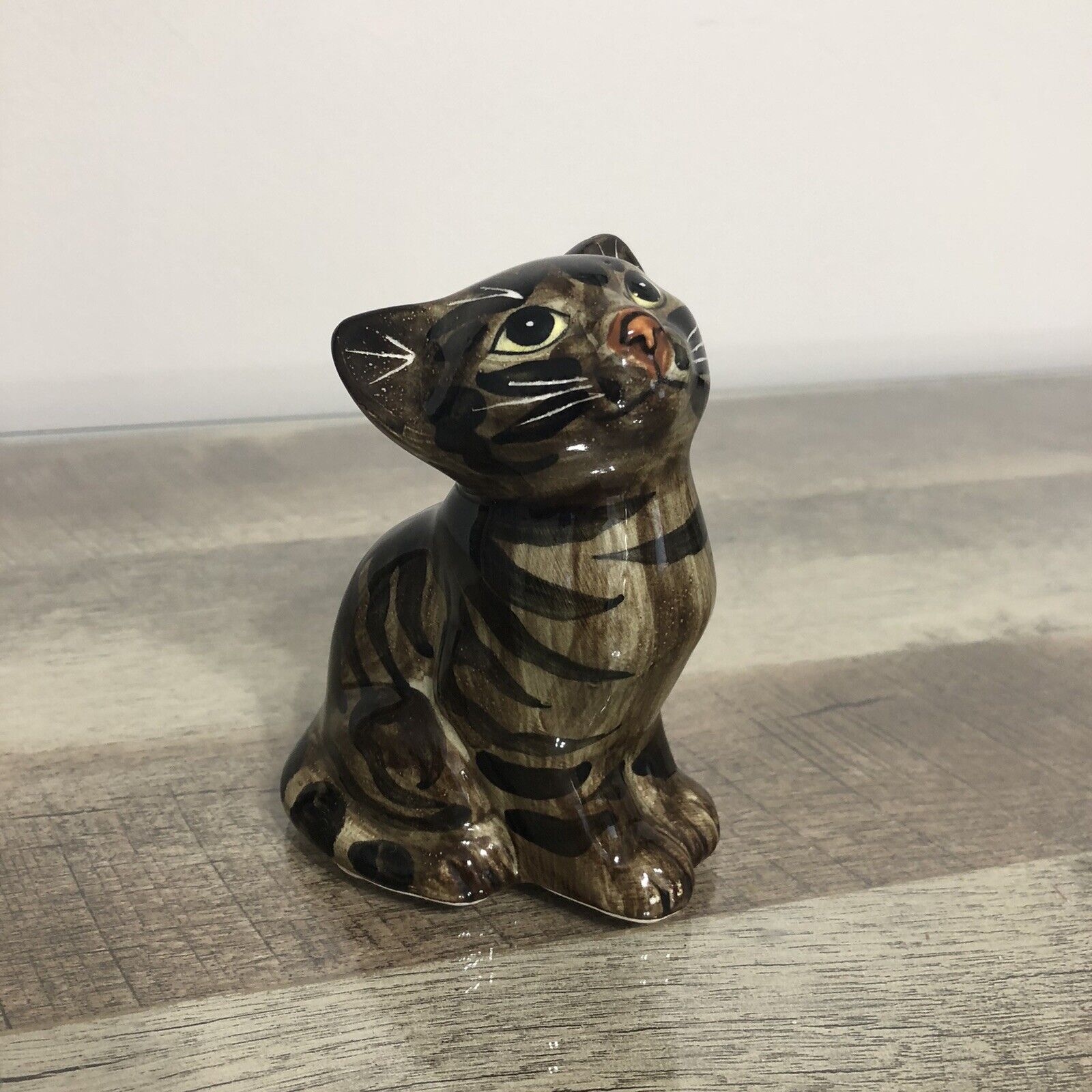 Vintage Seymour Mann Tabby Cat Kitten Figurine Japan