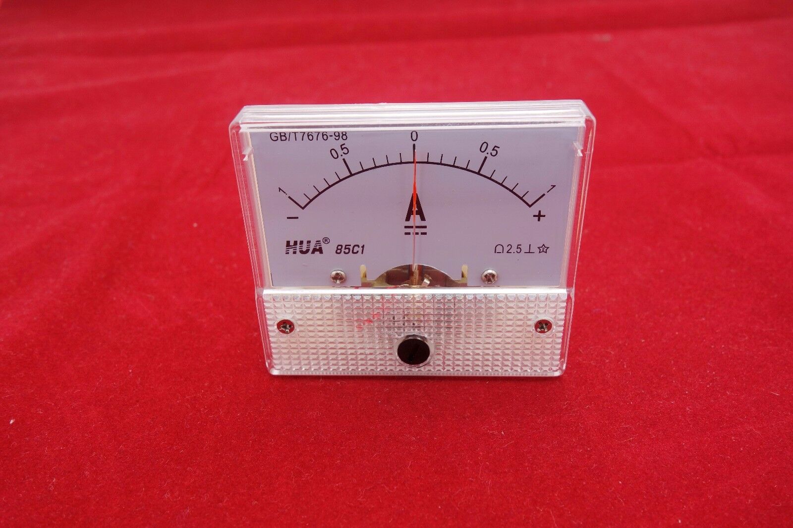 1PC DC Minus Zero Plus -1A-+1A Analog 85C1 Analogue Ammeter AMP Panel meter
