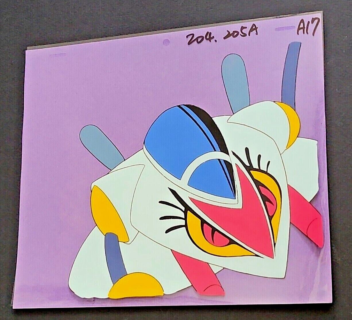 Original Japanese Anime Cel INSECT ROBOT UNKNOWN SHOW #175 RAY ROHR Artifact