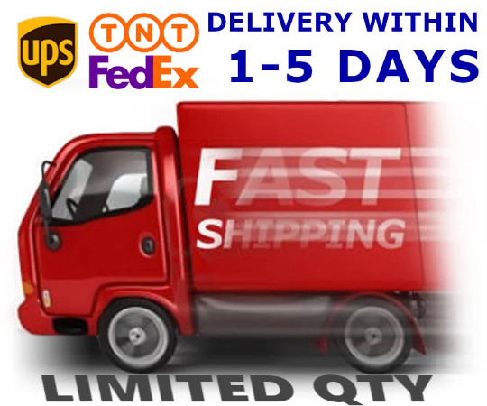 Extra payment for fast shipping worldwide with TNT-FEDEX or UPS