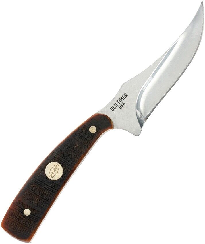 SCHRADE - Sharpfinger #152OTG - USA MADE - Bone Handles - Stainless Steel Blade
