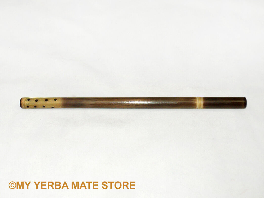 Yerba Mate - Traditional Bamboo Bombilla - Filtered Straw - 