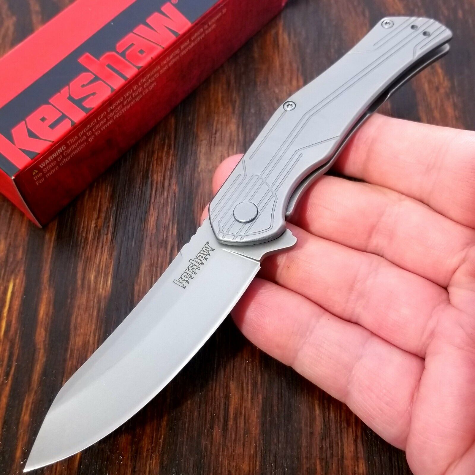 Kershaw Speedsafe Husker 1380 A/O Tactical Frame Lock Folding Pocket Clip Knife