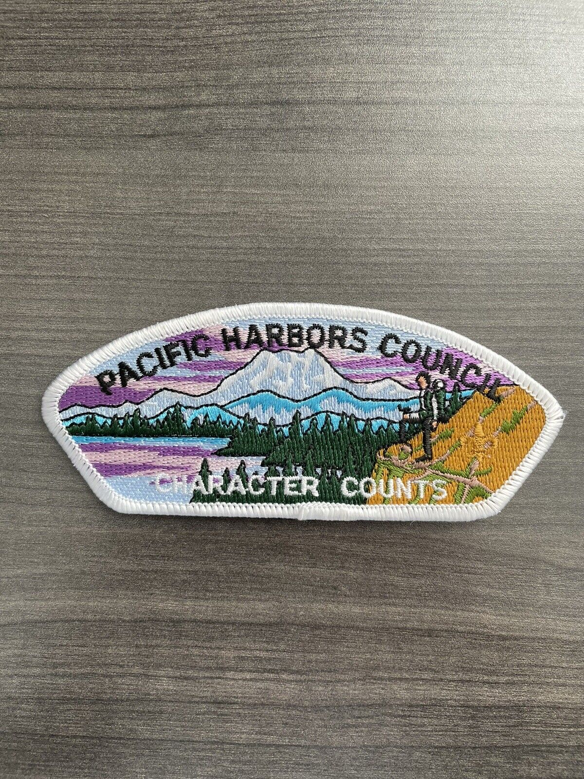 Pacific Harbors Council Patch New RARE Hiker Version BSA Boy Scouts CSP