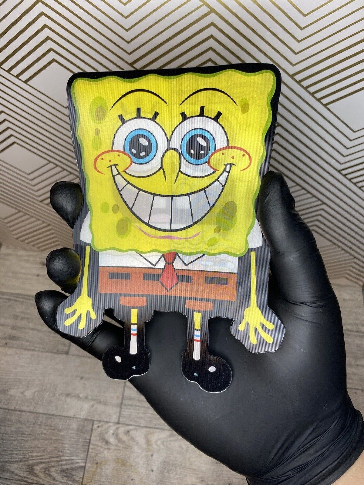 Spongebob Squarepants 3D Lenticular Motion Car Sticker Decal Nickelodeon