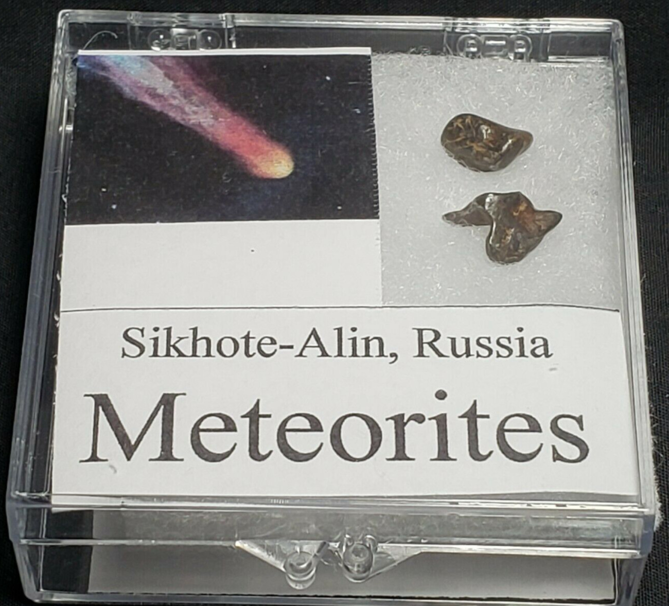 Meteorite Fragments from Sikhote-Alin Russia (A)