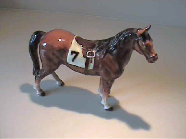 VINTAGE 1960\'S CERAMIC JOSEF ORIGINALS NO. 7 RACE HORSE