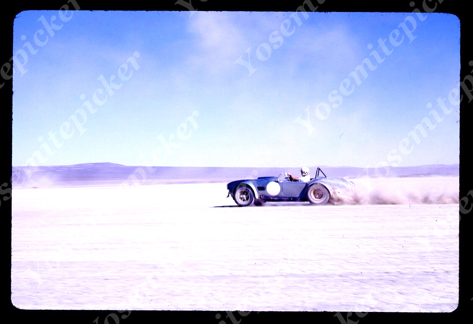 sl80 Original slide 1966 Shelby Cobra race car Bonneville Salt Flats 917a