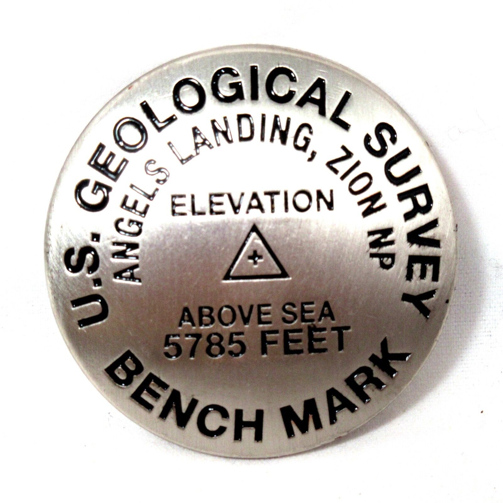 Zion National Park Fridge Magnet Souvenir US Geological Survey Benchmark USGS