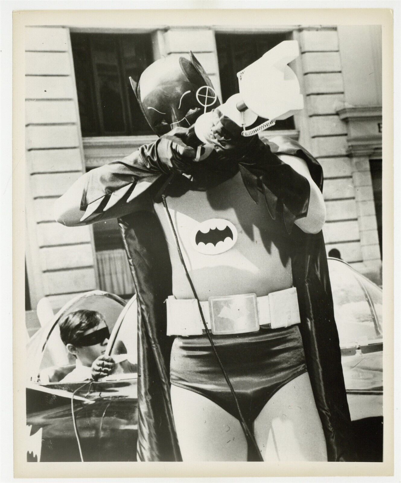 Batman & Robin 1966 Original TV Show Photo 8x10 Adam West Bat Gun DC Comics ABC