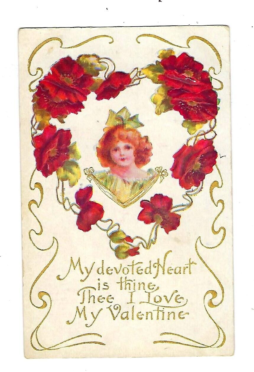 Early 1900\'s Valentine Postcard \