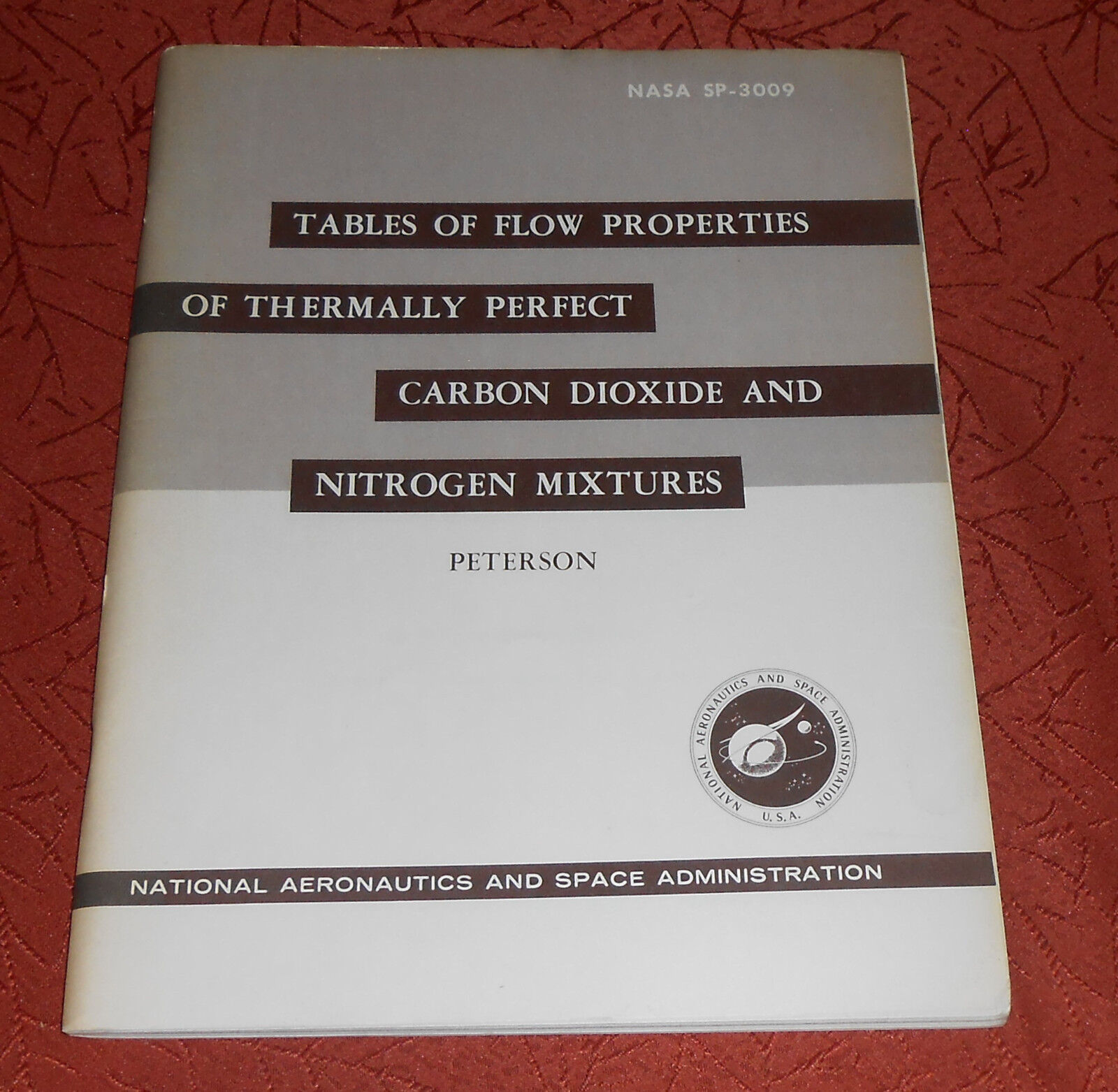NASA SP-3009 Flow Properties Thermally Perfect Carbon Dioxide Mixtures 1964