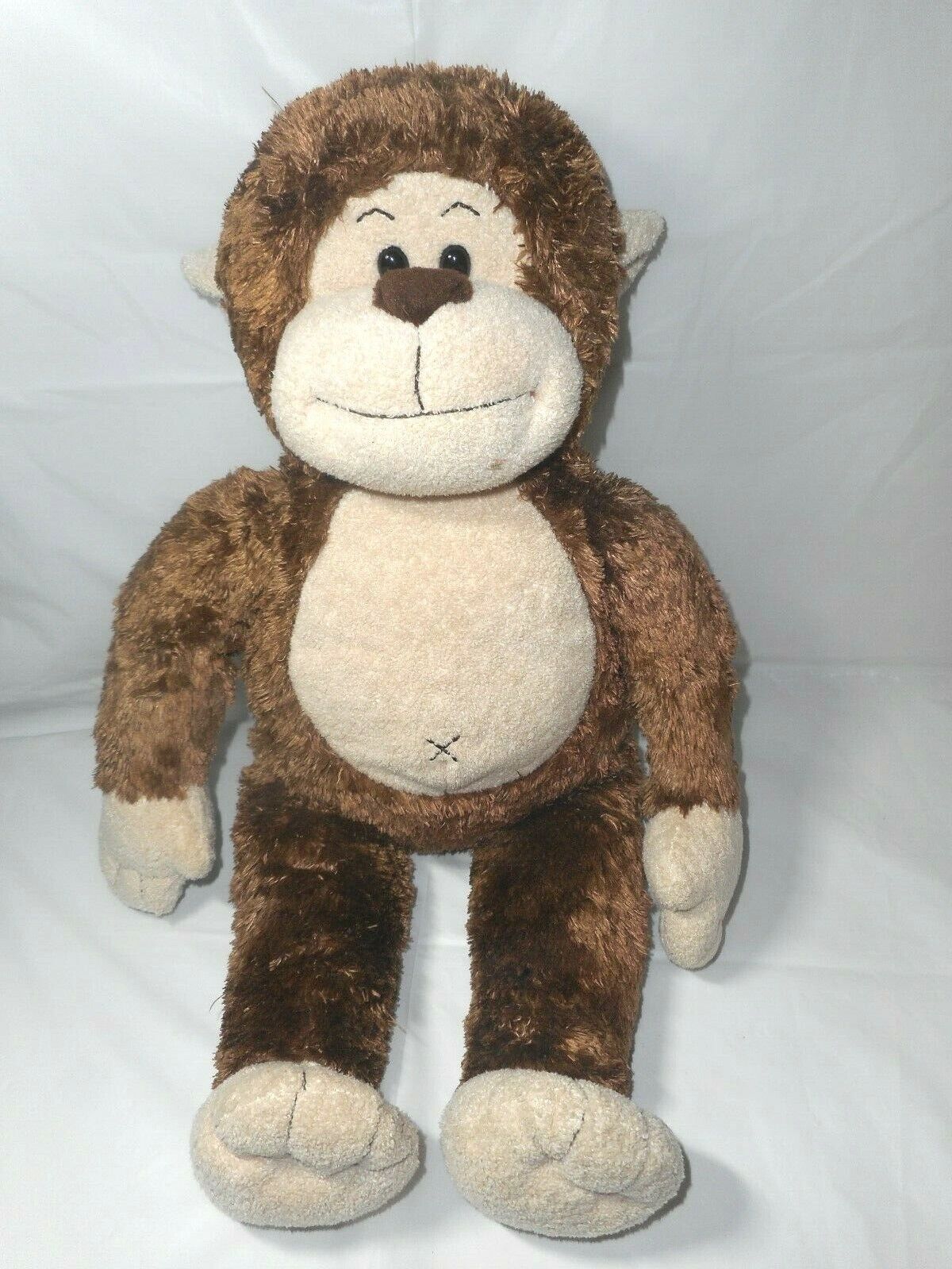 Build a Bear Brown Soft Monkey Plush Chimpanzee 18\