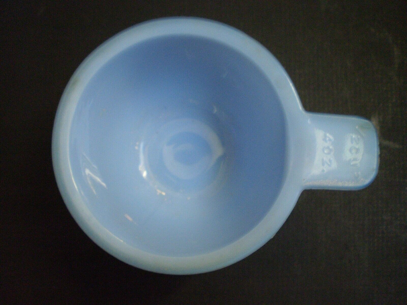 Vintage Depression Glass Jeannette Delphite Blue 1/2 Cup Measure