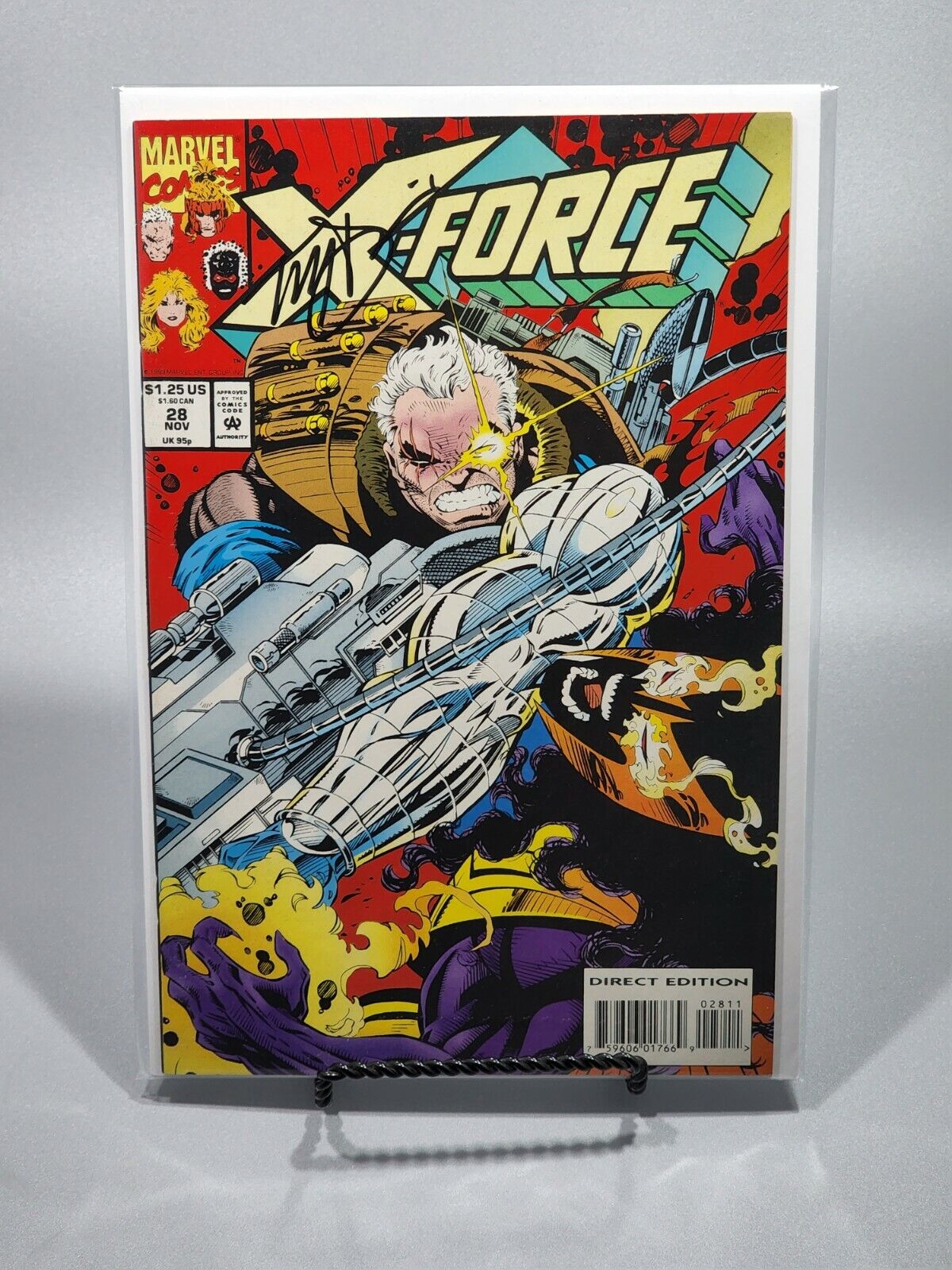 X-force 28 1993 1st print Rare  VF/NM Signed by Tony S. Daniel