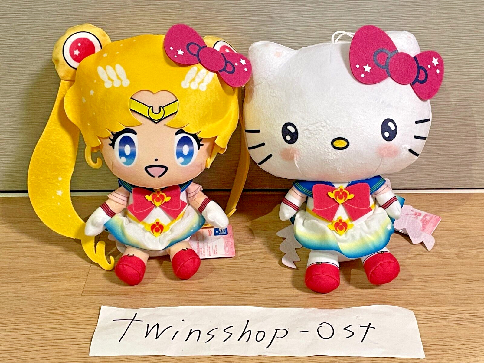 Super Sailor Moon Sanrio Characters Hello Kitty Big Plush Doll Stuffed Toy