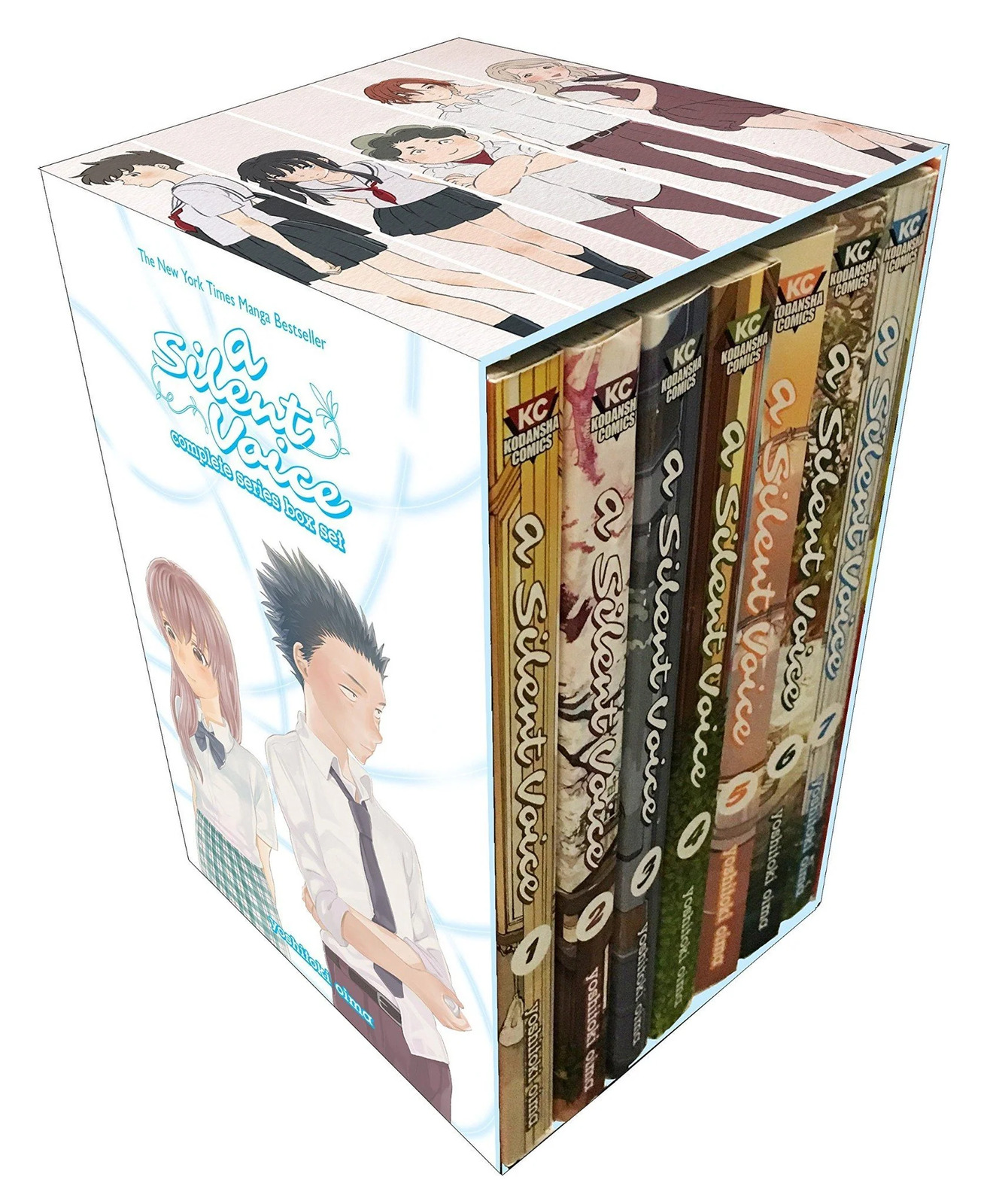 A Silent Voice Complete Series Box Set by Yoshitoki Oima (Paperback) w/Poster