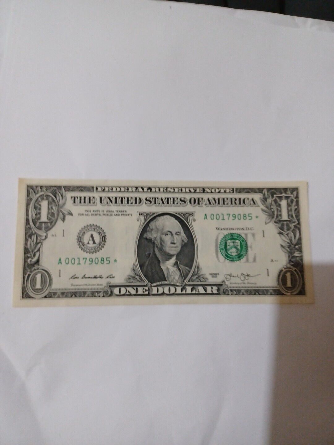 2013 A STAR NOTE EXTRA CLEAN NO FOLDS OR BENDS A00179085