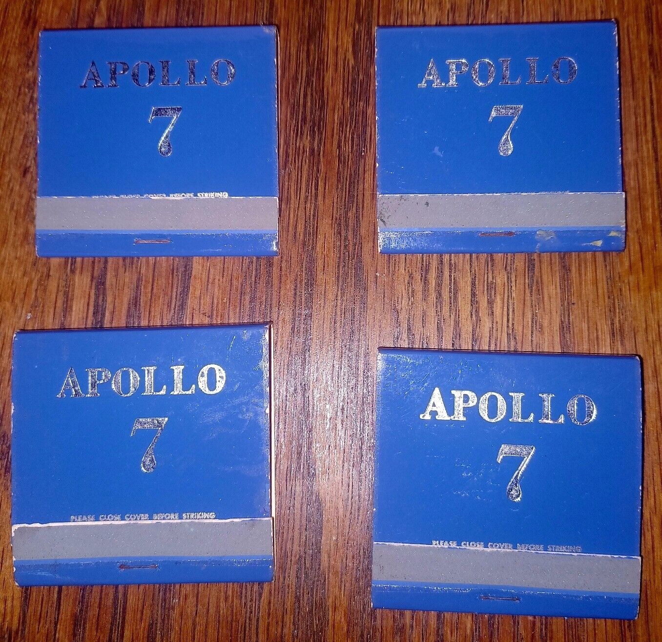 Vintage NASA Apollo 7 Matches NEVER STRUCK