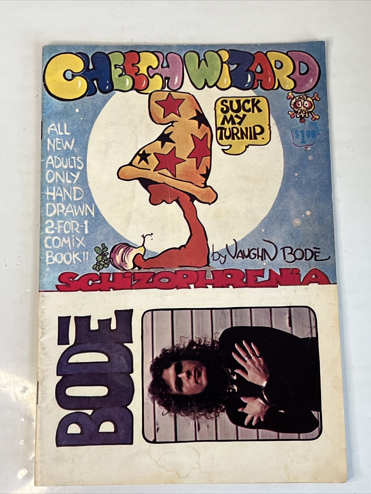 1973 Vaughn Bode Cheech Wizard Adults  Comix Book Vintage Schizophrenia Comic
