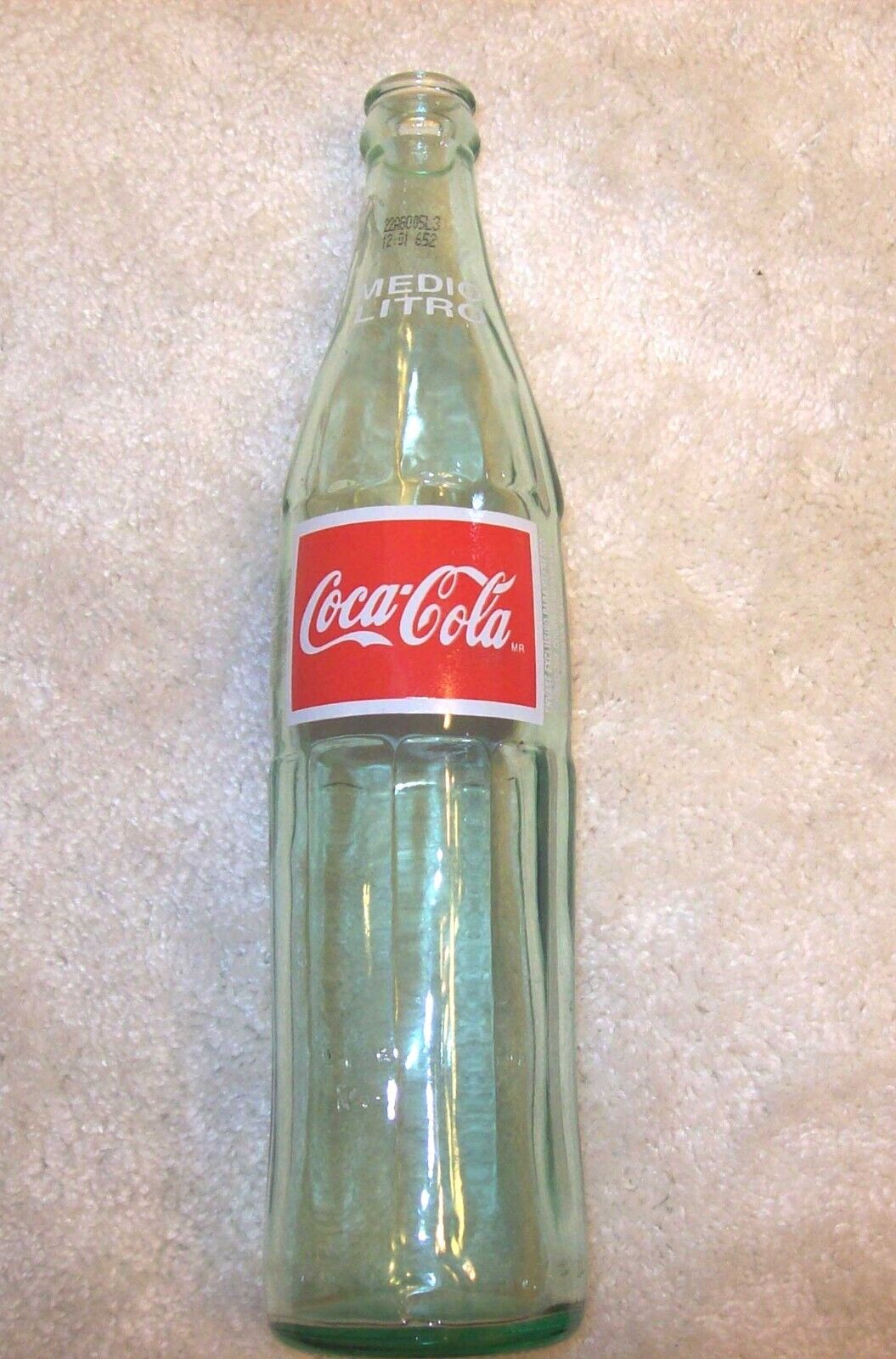 Coca Cola Bottle Mexico Medio Litro Retornable 500 ml Empty