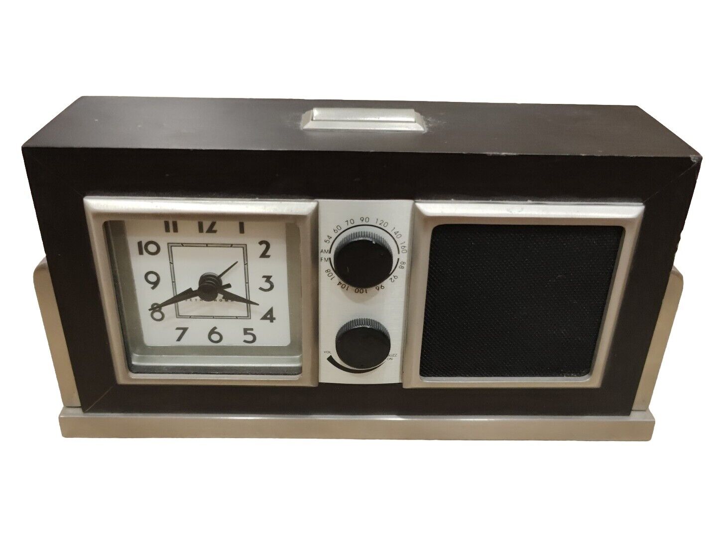 Vintage Seth Thomas 6503, Baxter Retro Analog Clock Radio AM/FM Alarm