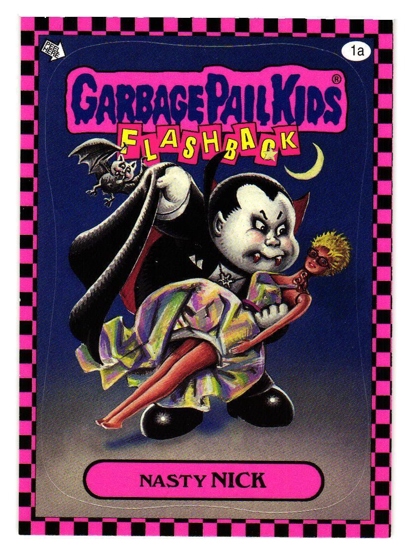 2010 GARBAGE PAIL KIDS FLASHBACK SERIES 1 PICK YOUR CARD PINK PARALLEL STICKERS