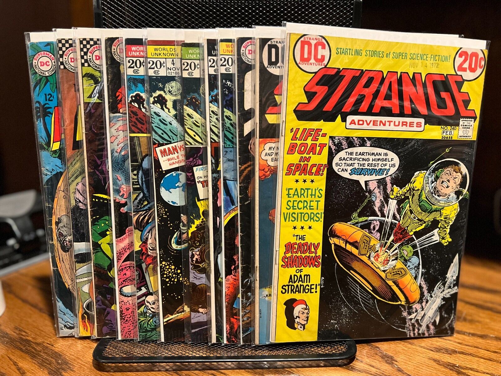 MIX LOT OF 22 MARVEL & DC COMICS: STRANGE ADVENTURES, HOUSE OF MYSTERY & MORE