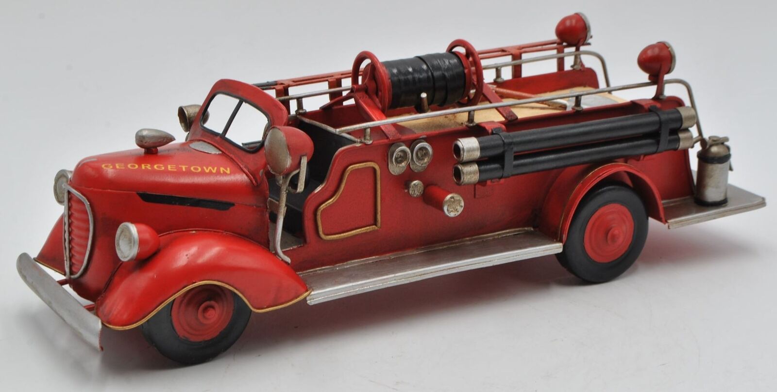 Road Signature Georgetown Fire Department 1938 Ford Fire Engine Firetruck