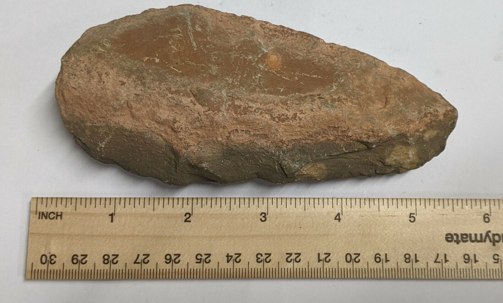 Paleolithic ACHEULEAN 300,000 Year Old HOMO ERECTUS Man Stone HAND AXE (#A1066)