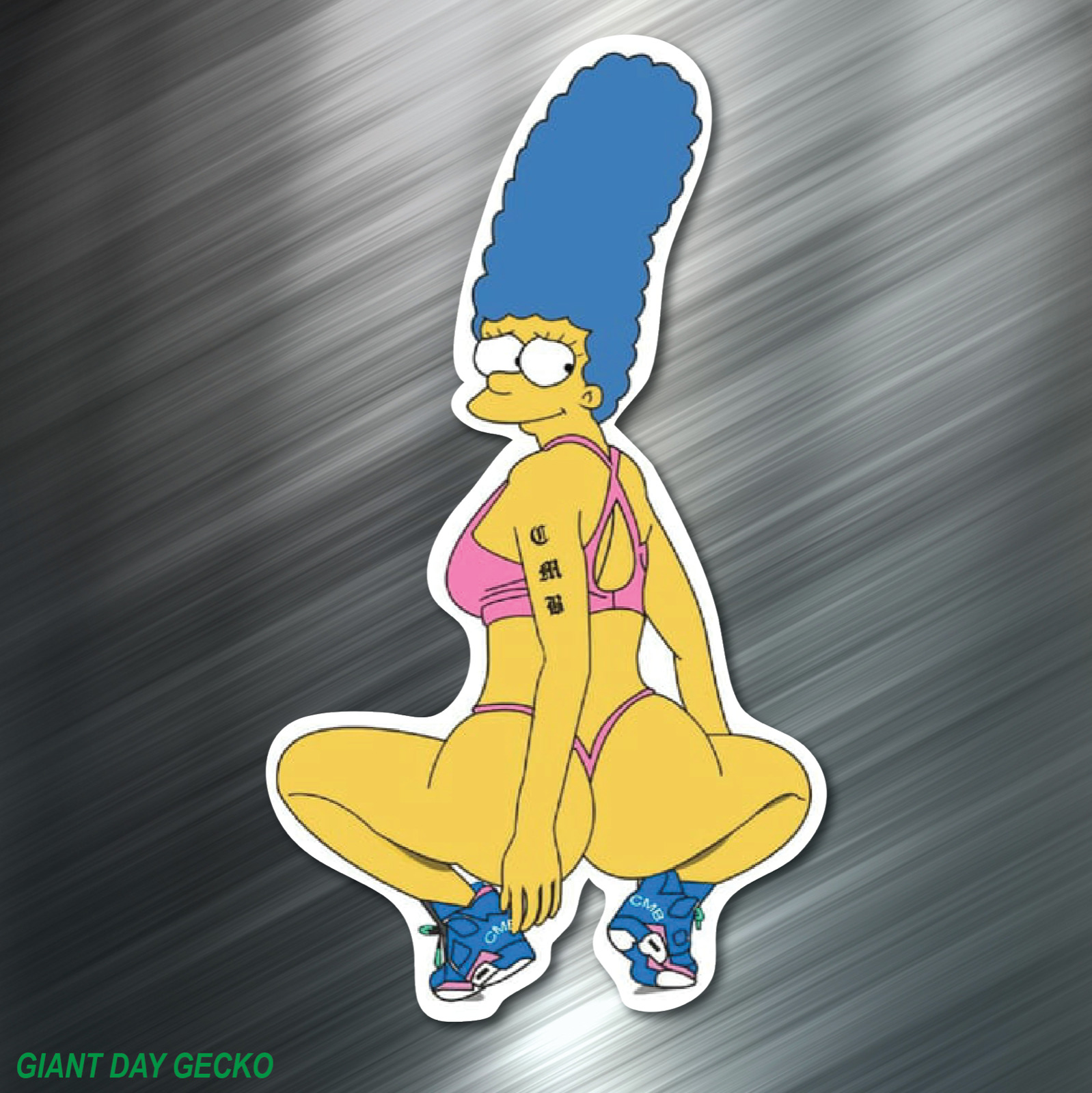 (1) Marge Simpson Sexy STICKER DECAL The Simpsons Nikki LAPTOP NEW