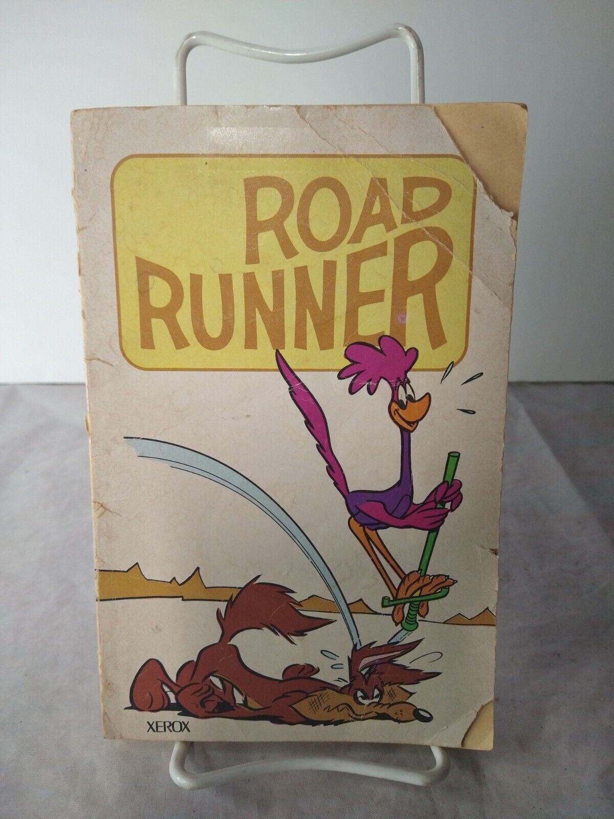 Vintage 1971 Xerox Education Publications Road Runner Looney Tunes Book