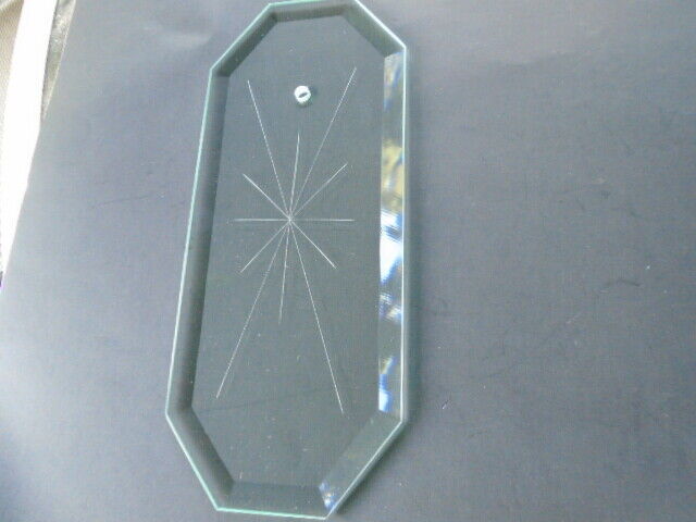 OCTAGON CHANDELIER  8 SIDED BEVELED  GLASS PANEL 12PT STAR  REPAIR PART 8 5/8