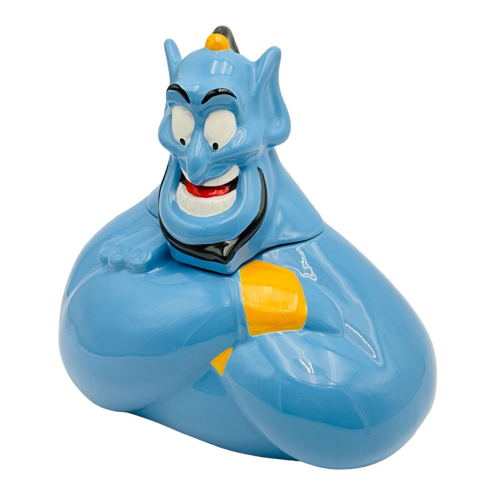 Disney Aladdin The Genie Ceramic Cookie Jar VINTAGE