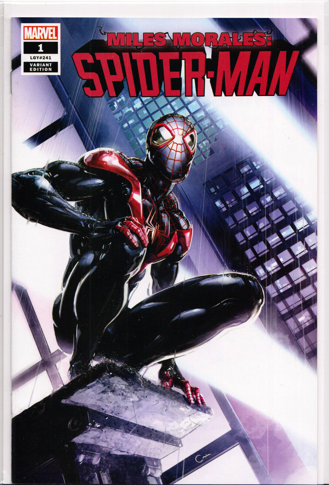 MILES MORALES: SPIDER-MAN #1 (Clayton Crain Exclusive Variant) Comic Book