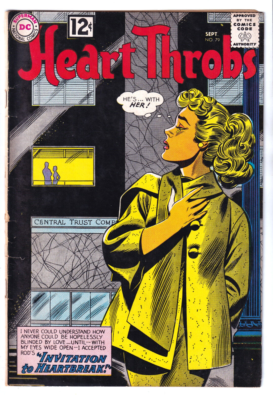 HEART THROBS 79 (1962 DC) Roy Lichtenstein source art; John Romita c/a; VG+