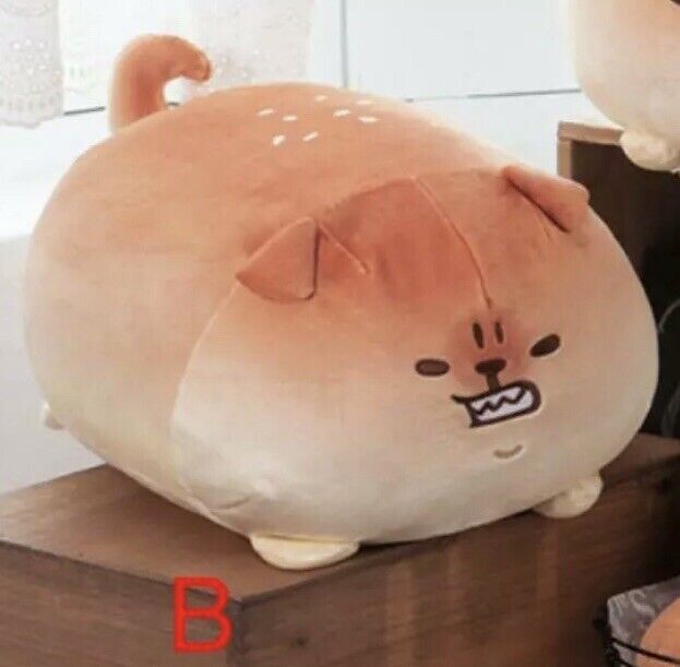 Ver.B BIG Furyu Angry Yeast Ken Red Bean Bread Dog Plush Mascot Tosa'an Toreba