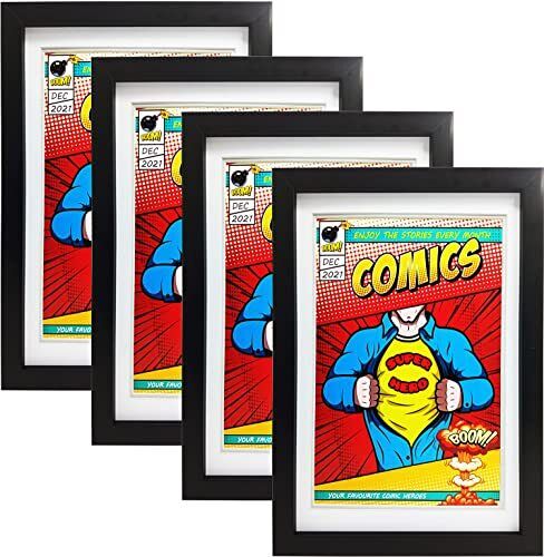 Comic Book Frame4 PackUltraviolet UV Protection Fits Current Comics up to 6 3