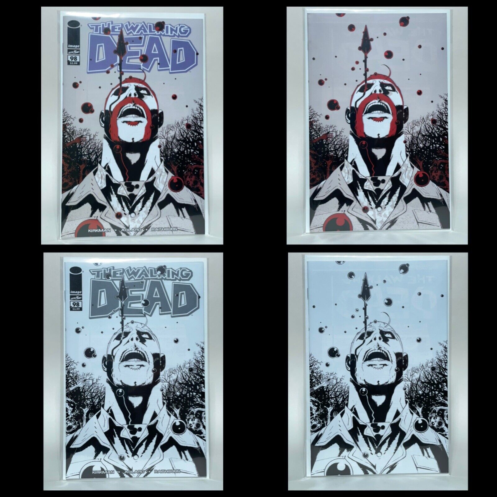 The Walking Dead #98 15th Anniversary Death of Abraham COMPLETE SET