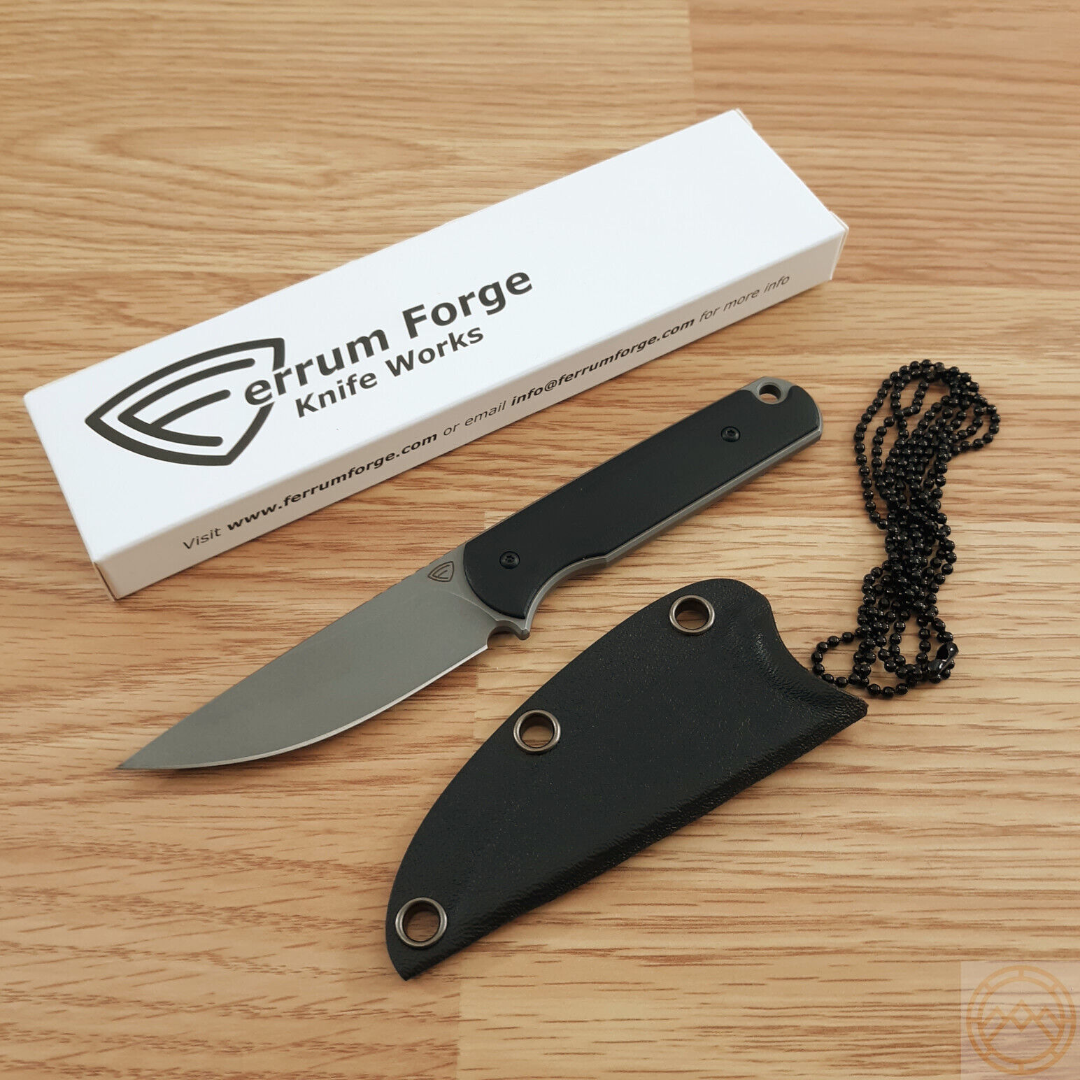 Ferrum Forge Knife Lackey Fixed Knife 2.88\