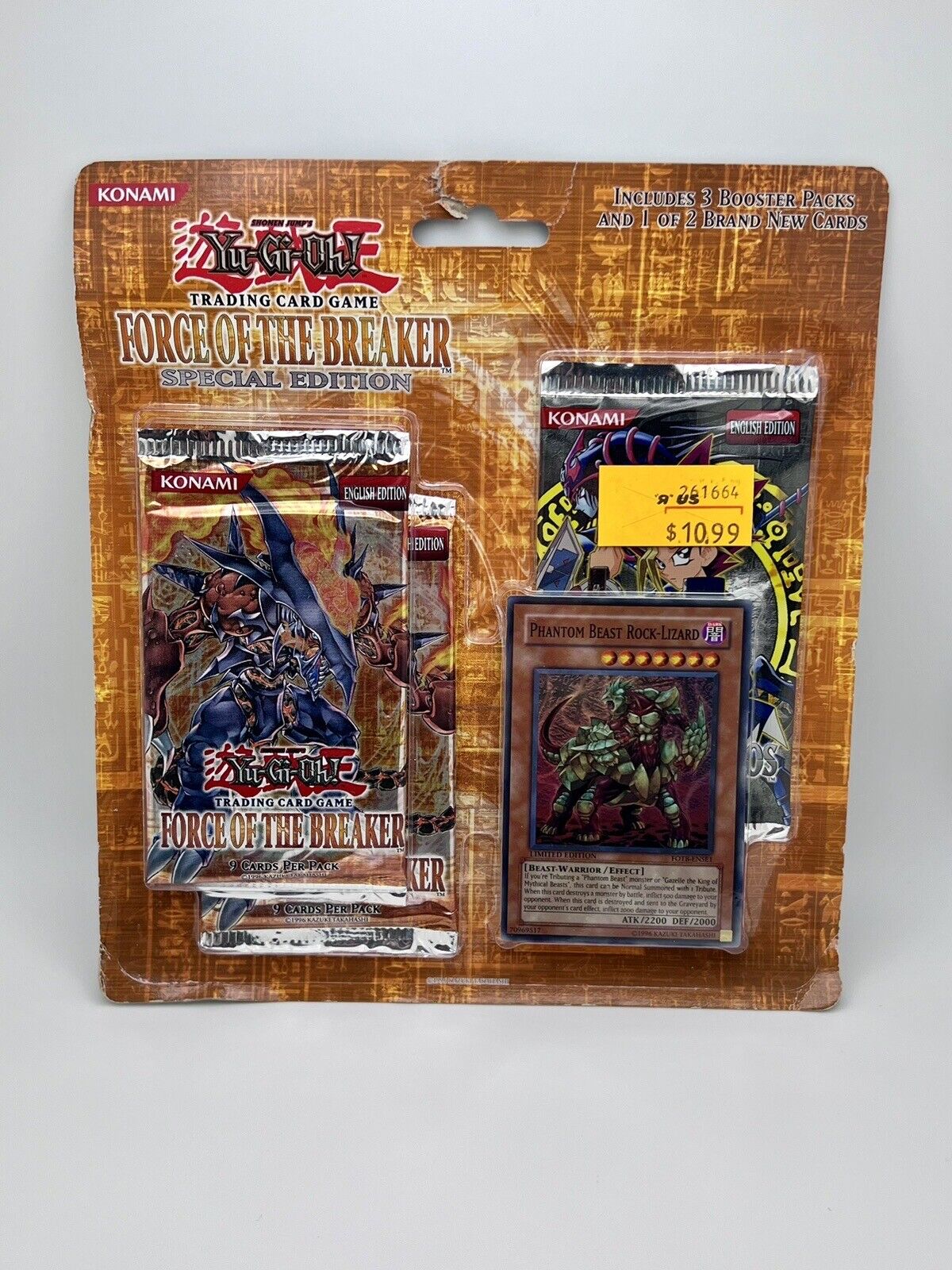 Yu-Gi-Oh Force of the Breaker Special Edition Blister Booster Pack NEW SEALED